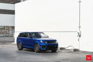 Land Rover Range Rover Sport Blue on Vossen Wheels (HF-2) 2018 года